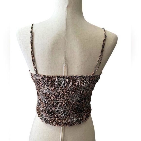 Urban Outfitters animal print top. Adjustable straps, stretchy. Great condition - Picture 3 of 10